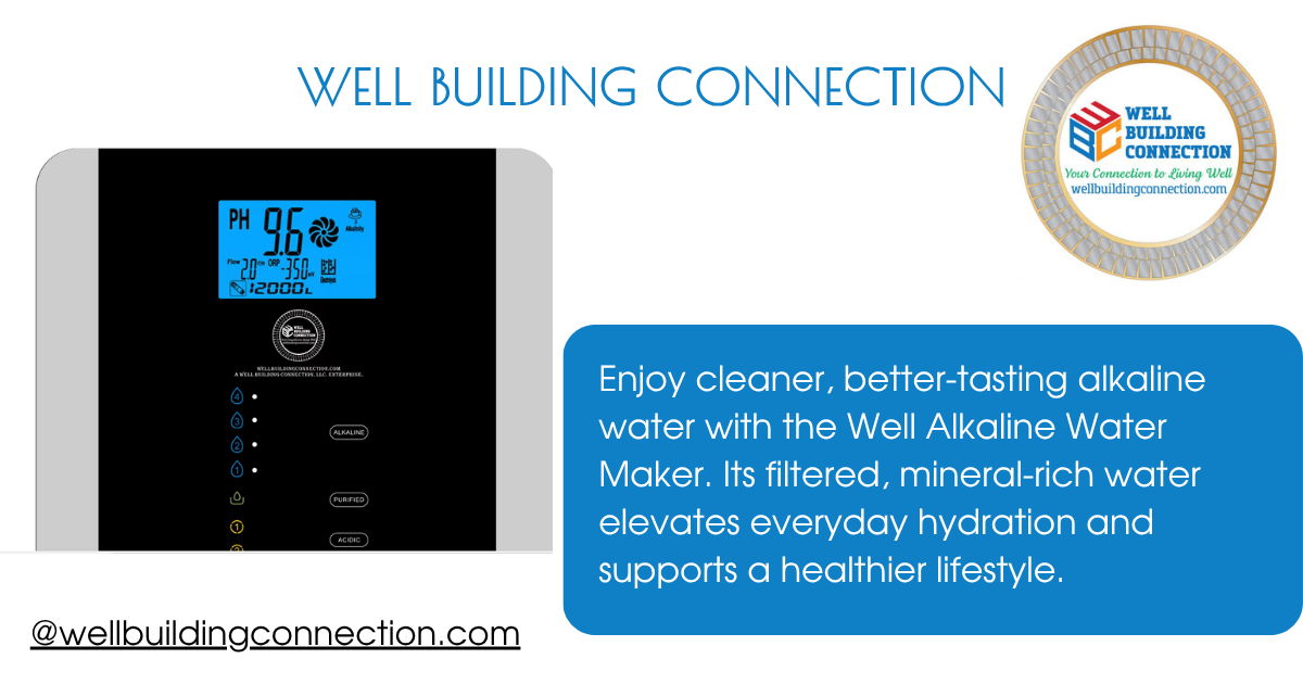 Well Building Connection™ Premium 11-Plate Alkaline Water Ionizer