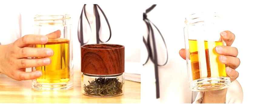 Well - Glass Tea Infuser Drinkware