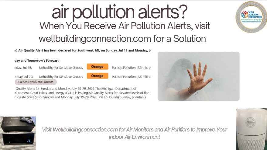 Well Building Connection™ 8-in-1 Smart Air Quality Monitor