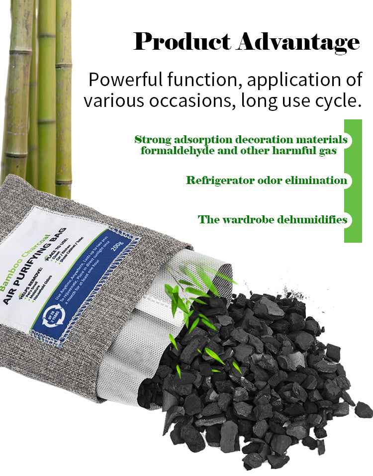 Well Building Connection™ Natural Bamboo Charcoal Air Purifying Bags