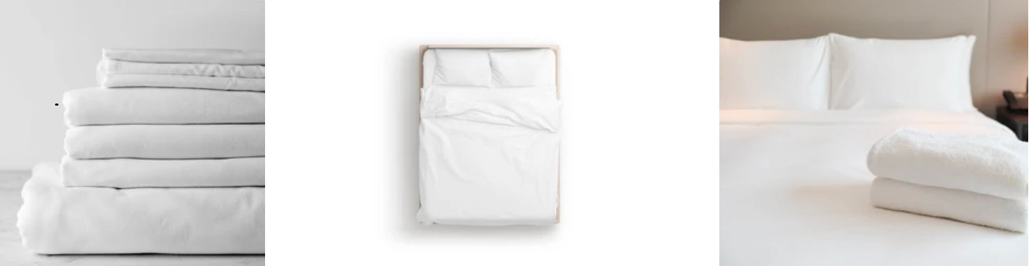 What to expect from Bamboo-Linen Blend Luxury Sheet Set...
Our luxurious sheet sets combine the best features of linen and bamboo. These lightweight, soft fabrics provide a cooling sleep in summer and warmth in winter. Picture of sheets washed several times to show that they may look wrinkley, but feels so good. Linen is known for its durability and unique texture. well building connection
