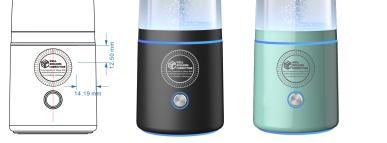 Well Building Connection Hydrogen Water Generator Bottle – Portable Rechargeable Hydrogen Water Bottle for Everyday Hydration