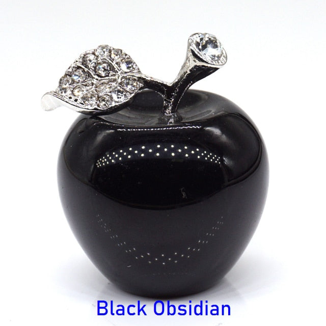 Apple Statue Healing Crystal Gemstone Natural Stone - Well Building Connection