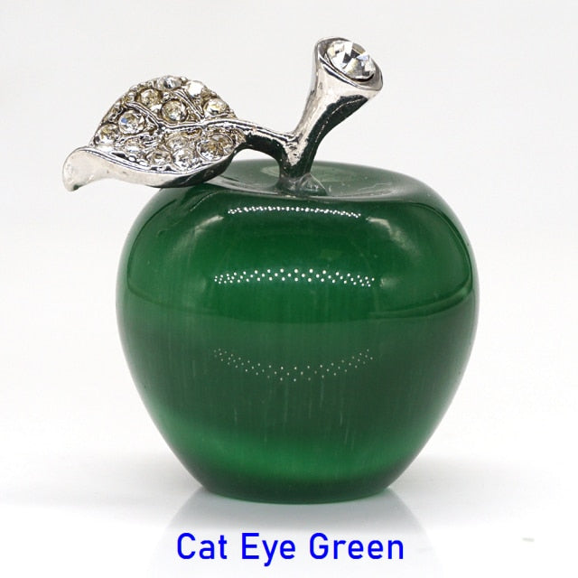 Apple Statue Healing Crystal Gemstone Natural Stone - Well Building Connection