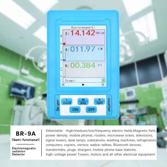 Well - Electromagnetic Radiation Detector/EMF Meter Radiation Tester