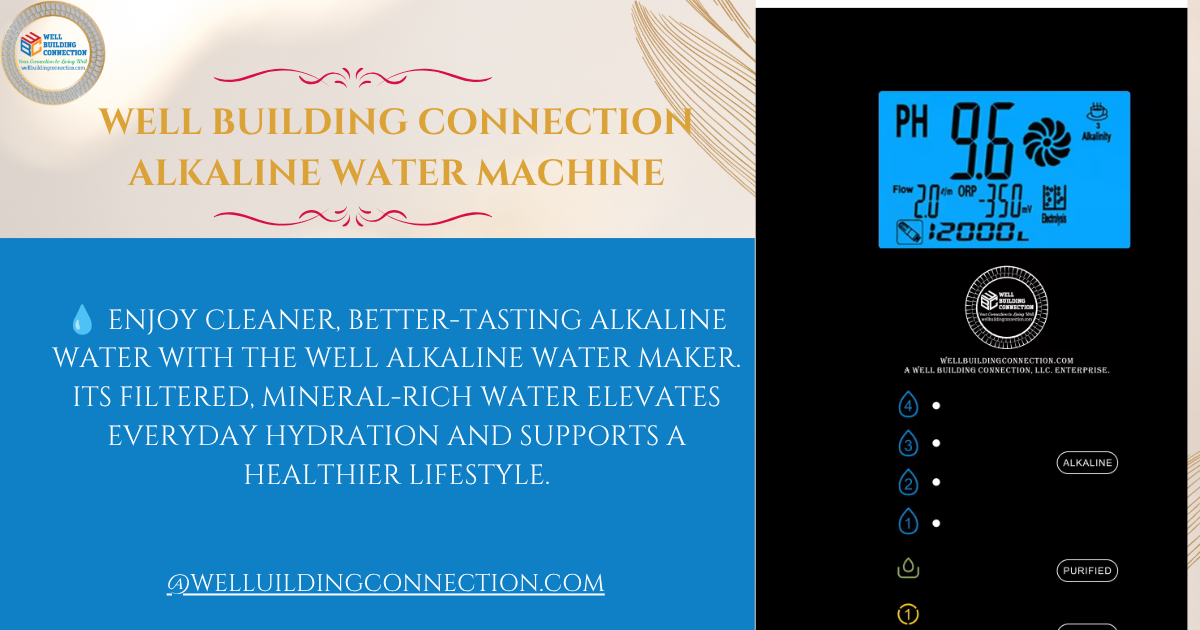 Well Building Connection™ Premium 11-Plate Alkaline Water Ionizer