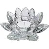 Event Decor and Planning: Crystal Lotus Flower Candle Holder