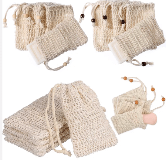Elevate your shower experience with our Natural Sisal Soap Saver Shower Pouch. Natural Sisal Soap Saver Shower Pouch – Eco-Friendly Exfoliating Soap Holder

Natural Sisal Soap Saver Shower Pouch, an eco-friendly and sustainable solution for using soap efficiently while gently exfoliating your skin. Made from 100% natural sisal fibers, this biodegradable pouch helps extend the life of your soap bar by allowing you to use every last bit. Well Building Connection