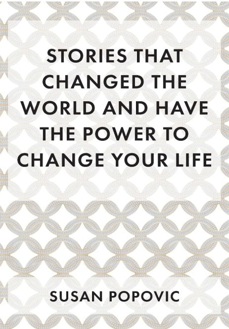 Susan Popovic's Book cover of 'Stories That Changed the World and Have the Power to Change Your Life' by Susan Popovic, featuring text title on a patterned background. 
Unlock the power of parables with "Stories That Changed the World and Have the Power to Change Your Life." Explore characters and discover answers to tough questions. Learn to overlook faults, take accountability, and apply the principles of a persistent friend or a persistent widow. 