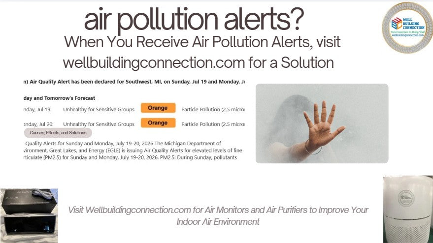 Well Building Connection™ 8-in-1 Smart Air Quality Monitor