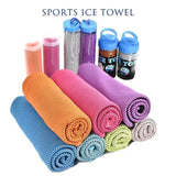 Instant cool microfiber cooling gym towels