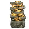 Rock Style Solar Water Fountain