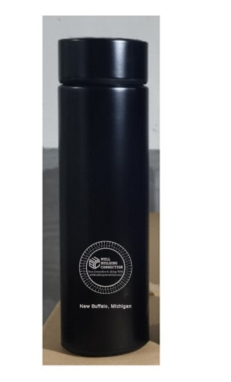 Smart Water Bottle with LED Temperature Display - Insulated stainless steel water bottles