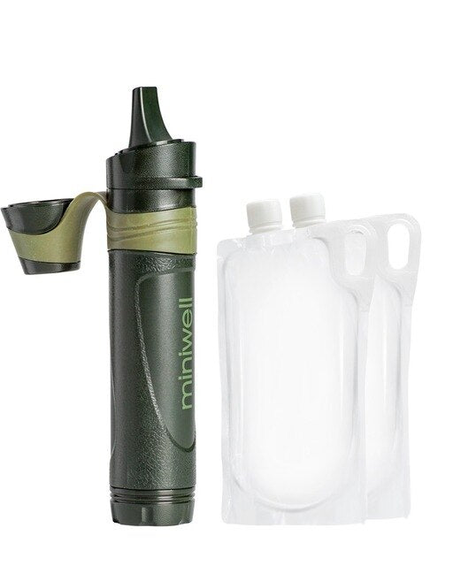 Mini Water Filter for Outdoor Activities or Emergency Preparedness - Well Building Connection