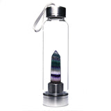 Natural Stone Gem Water Bottle - Well Building Connection