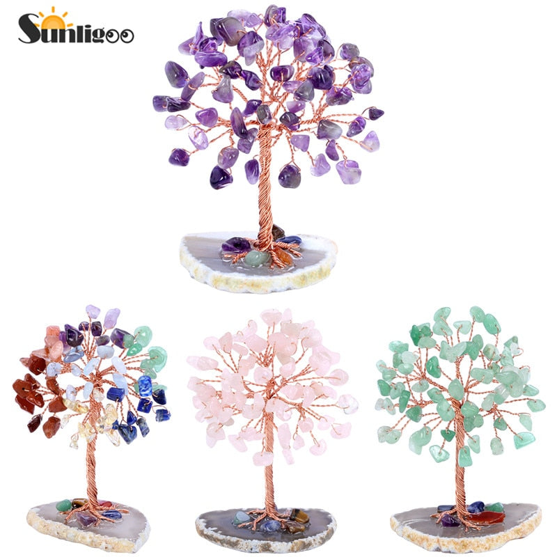 Sunligoo Mini Crystals Money Tree - Well Building Connection