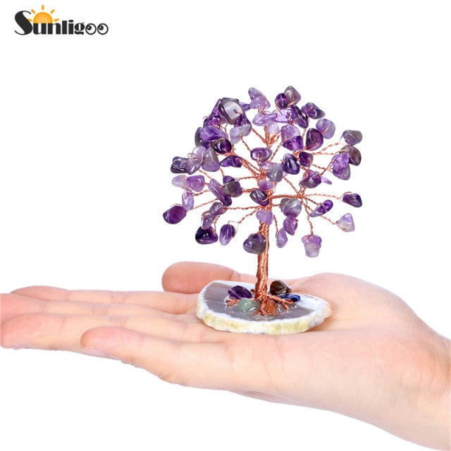 Sunligoo Mini Crystals Money Tree - Well Building Connection