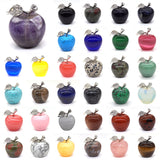 Stone and Crystal Apple Shaped Gemstones for Geological Studies or Theraputic Healing Stones