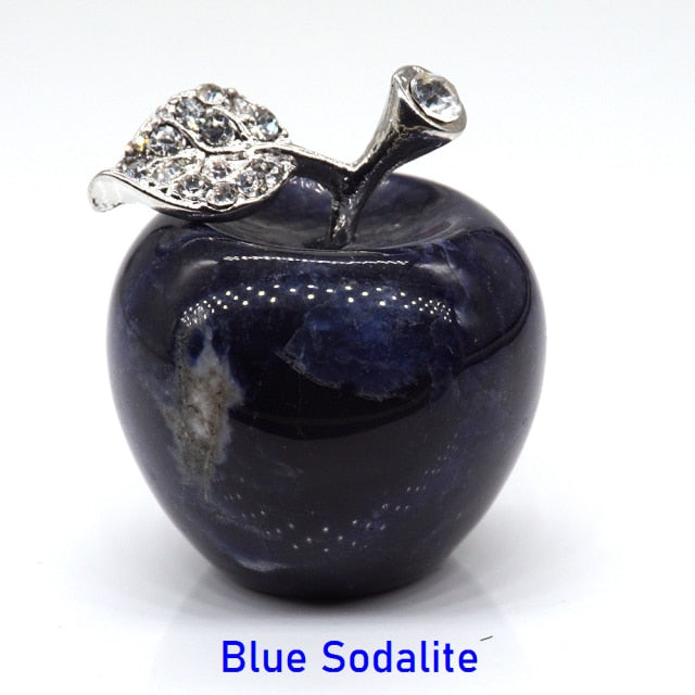 Apple Statue Healing Crystal Gemstone Natural Stone - Well Building Connection