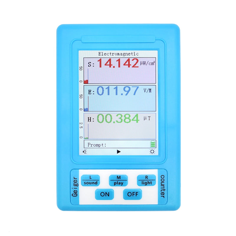 BR-9A Portable Electromagnetic Radiation Detector EMF Meter High Accuracy Professional Radiation Dosimeter Monitor Tester - Well Building Connection